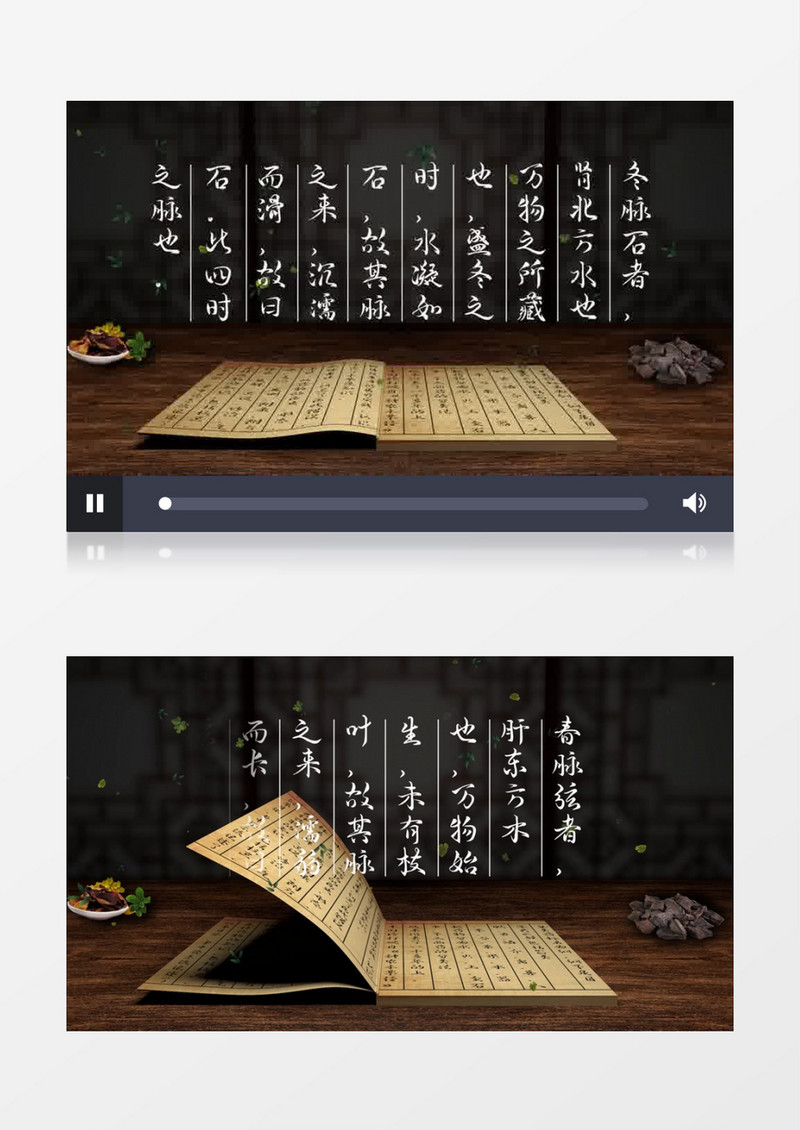 中医药材本草纲目片头AE模板