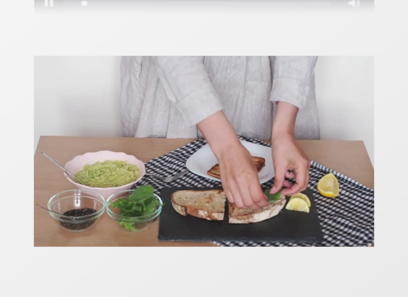 减脂面包制作实拍视频