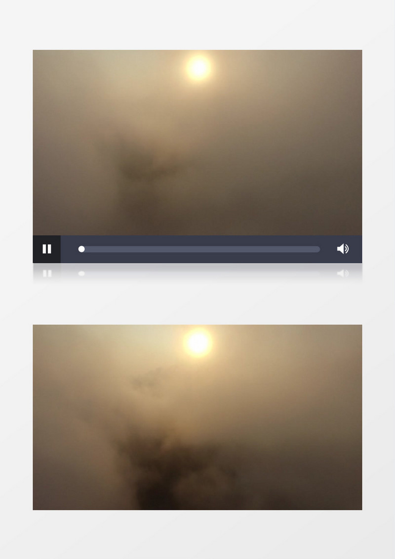 柔和景象云雾散去日光明朗实拍视频素材