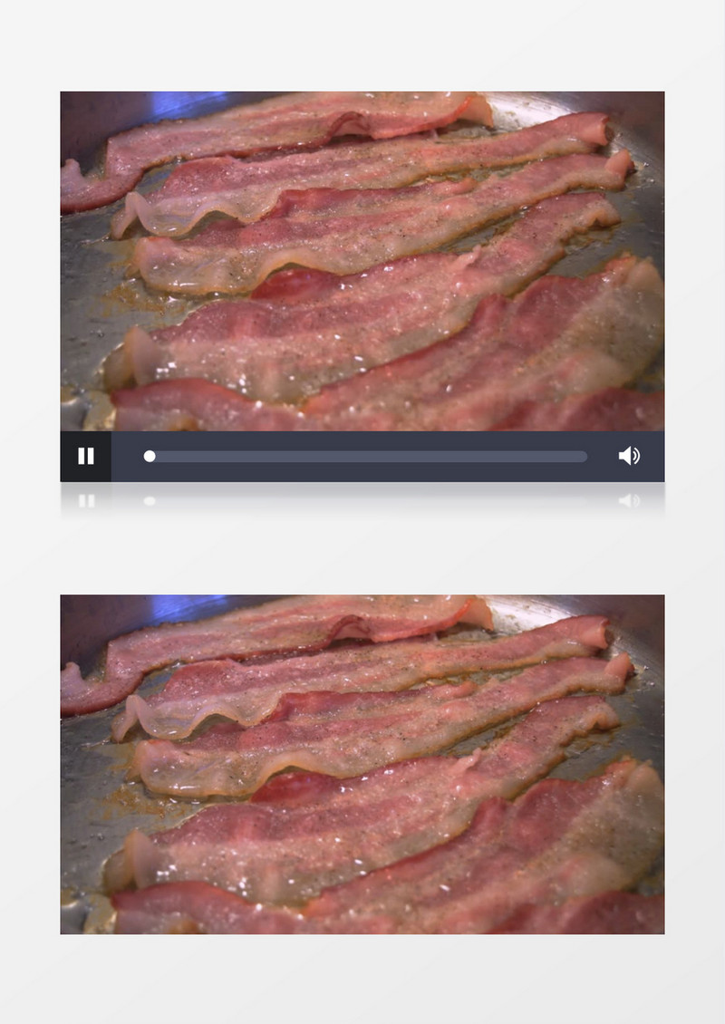 好吃不厌的猪肉煎炸烹饪过程实拍视频