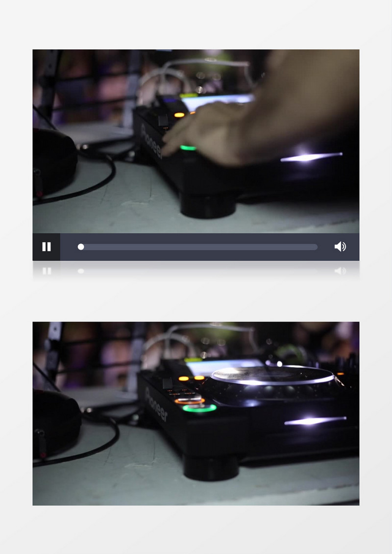 音乐盛宴DJ打碟实拍视频素材