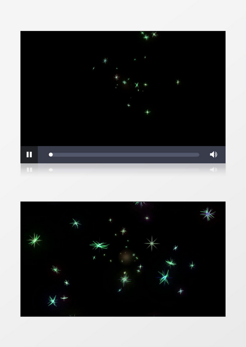 丰富多彩的五角星动画屏保视频素材