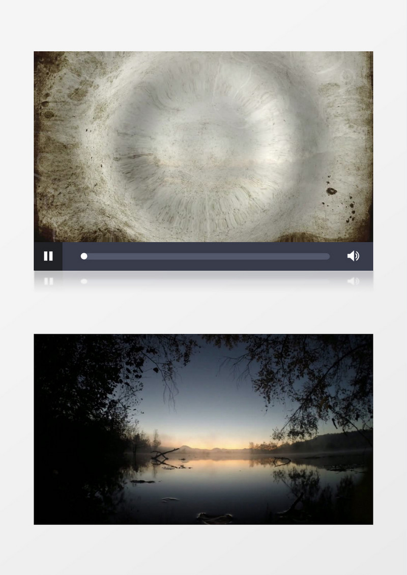 沼泽地日出美景实拍视频