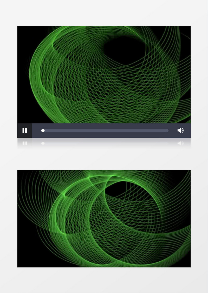 抽象环型线条屏保视频素材