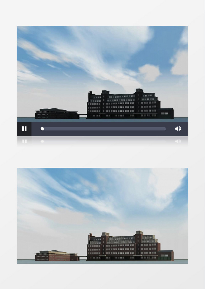 西班牙古建筑日出日落一天时间流逝视频素材