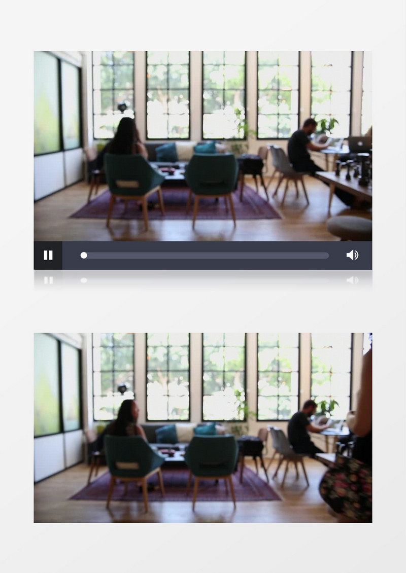 办公室工作实拍视频素材