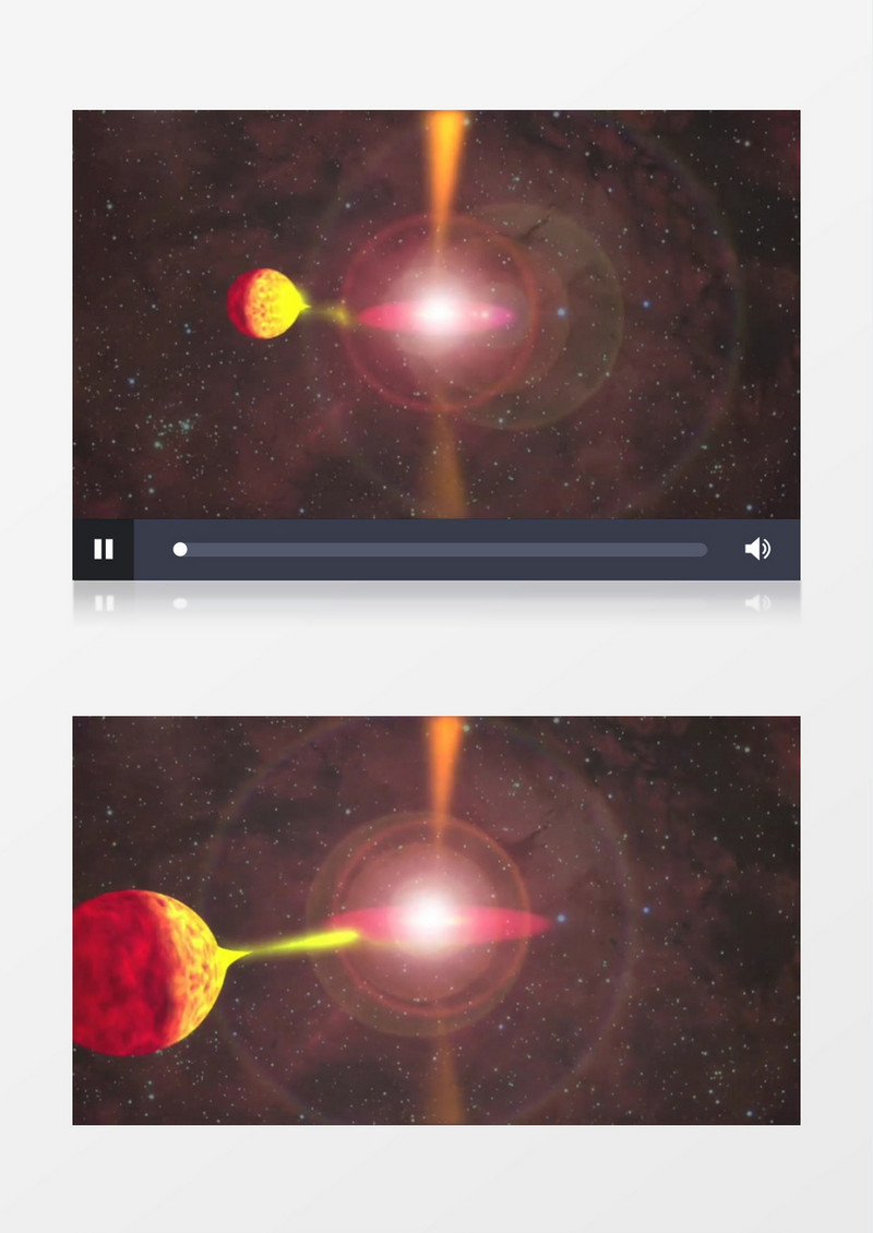 3D动画高清视频抽象模拟宇宙空间行星空间探索虫洞视频素材