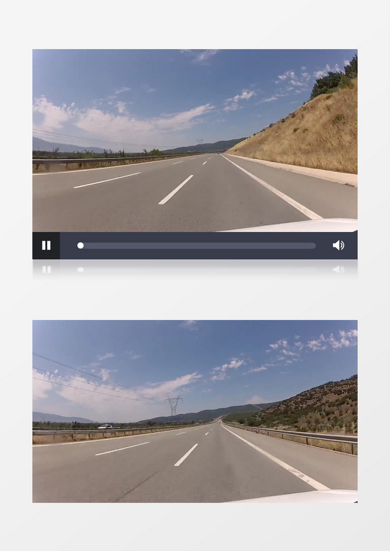 高清快速拍摄交通公路自驾开车旅行行驶在高速公路上实拍视频素材
