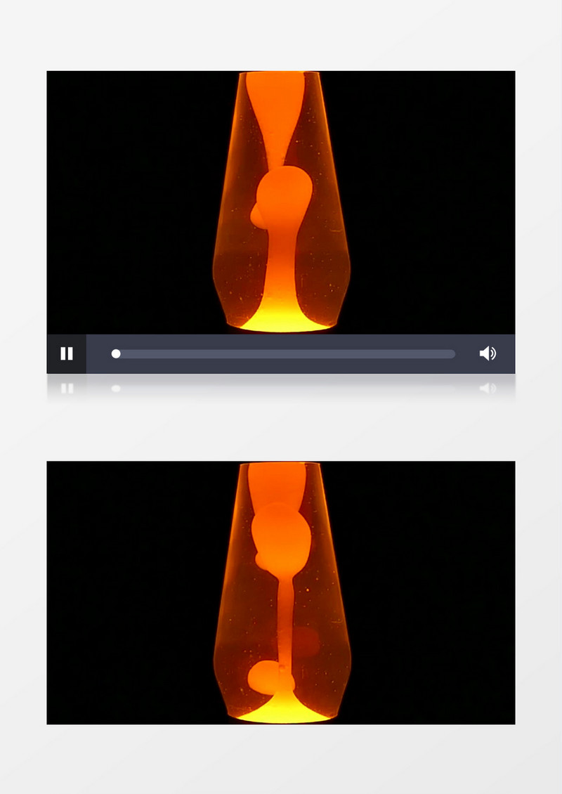 橙色熔岩活动流体液体MP4视频素材