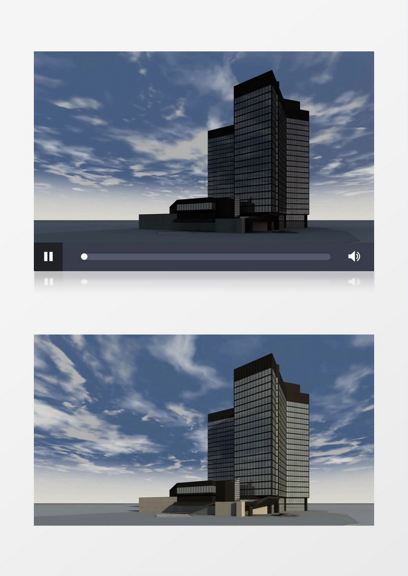 西班牙古建筑天空上的日出日落视频素材