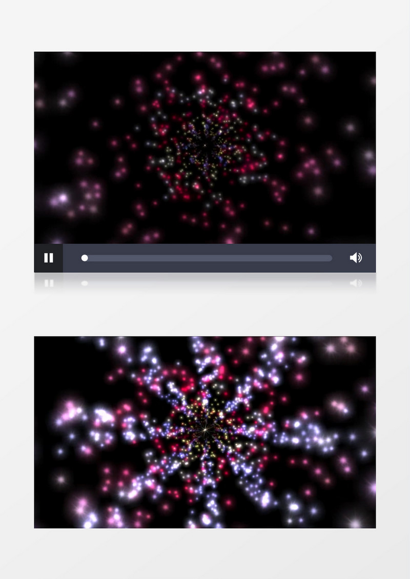 高清光点缓缓移动成宇宙黑洞引人幻想视频素材