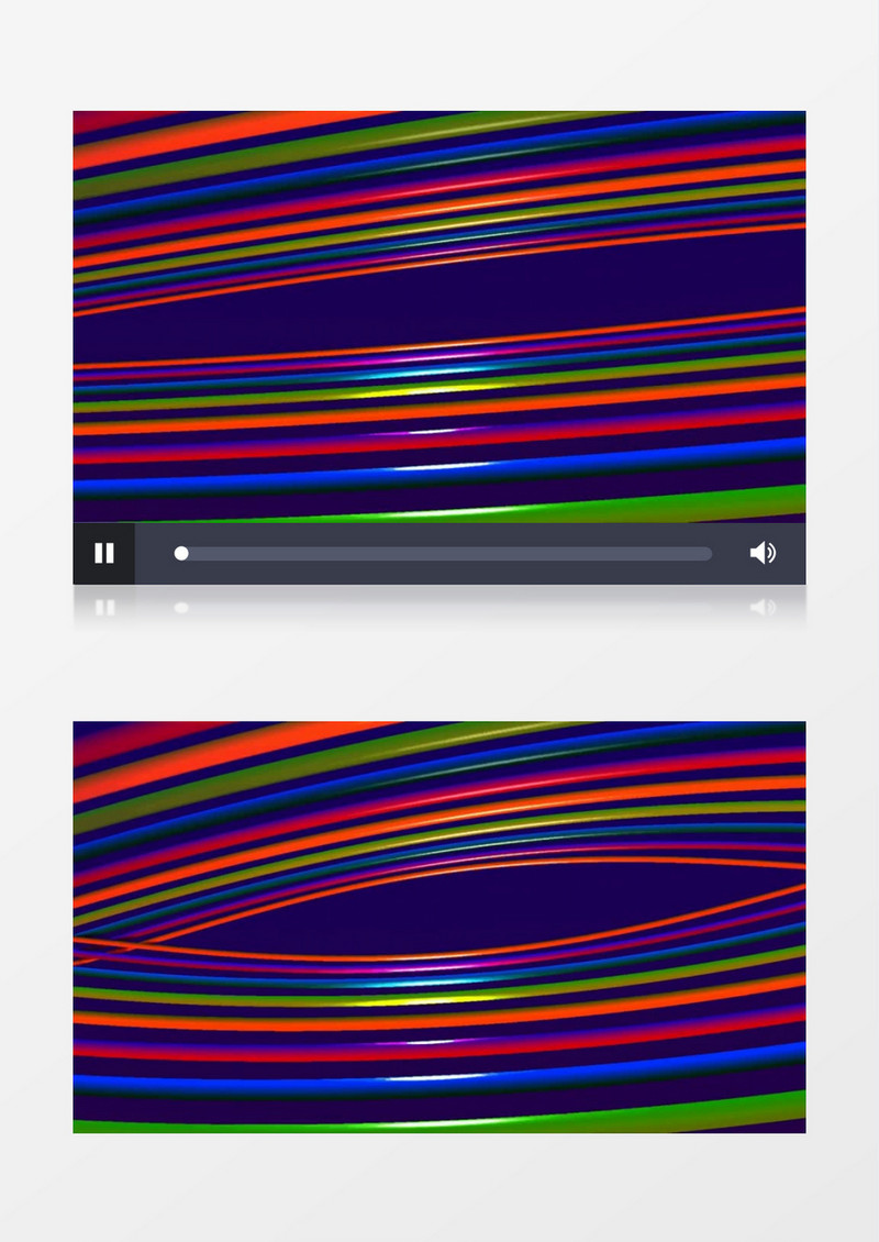 彩色多线条上下缓慢缠绕扭曲3D动画效果视频素材