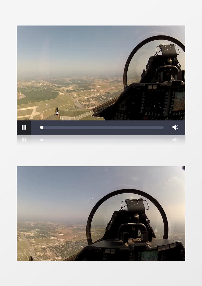 高清实拍用宇航员的视觉看地球实拍视频素材