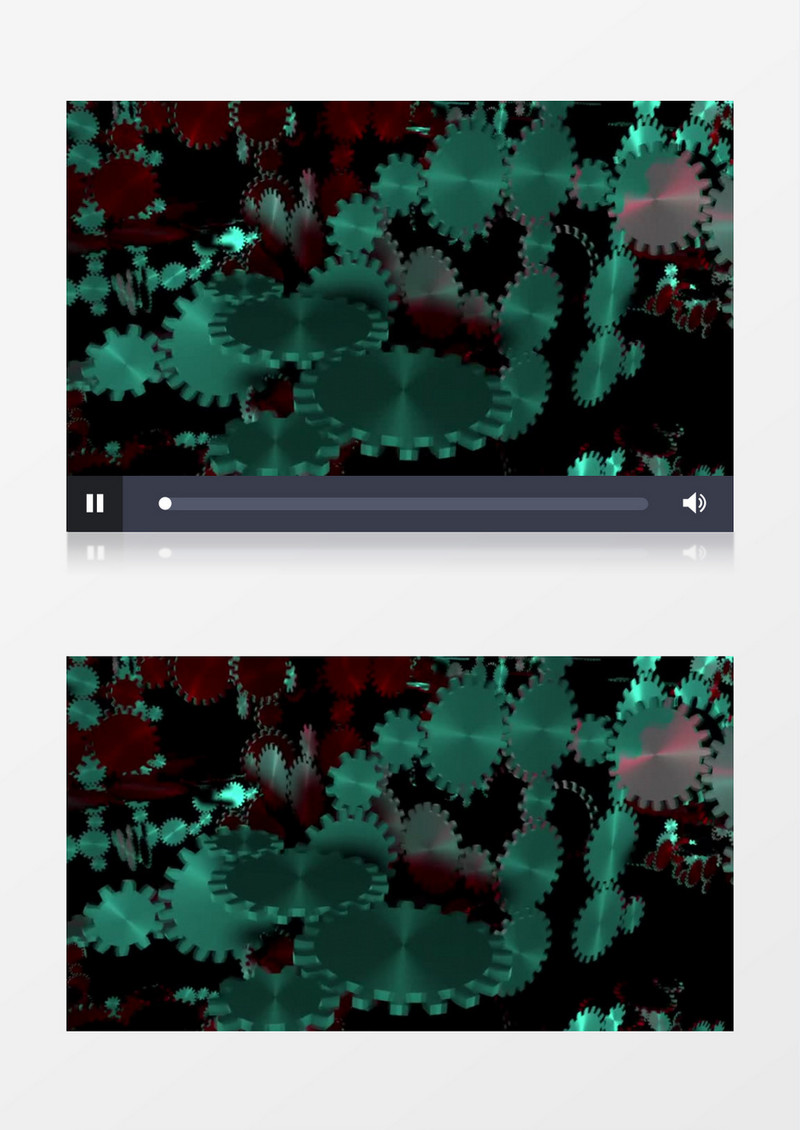 3D动画多组机械齿轮运动传动视频素材