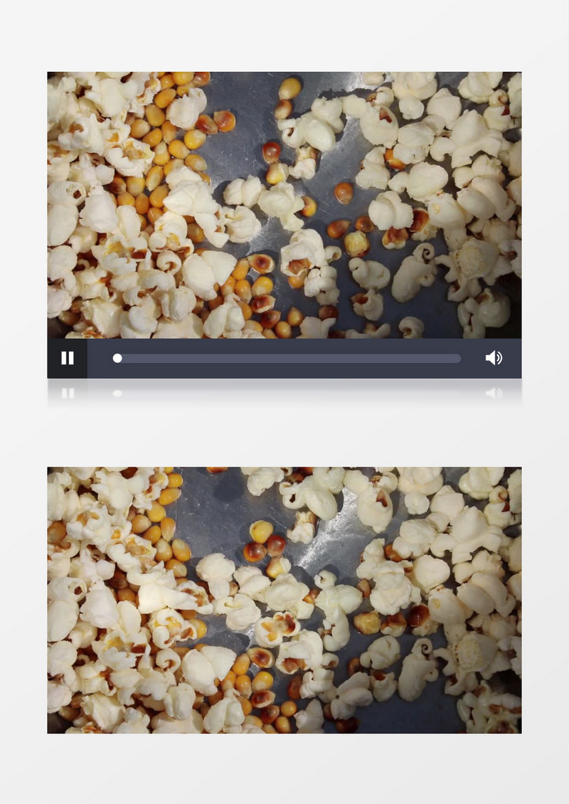 爆米花烹饪过程实拍视频素材