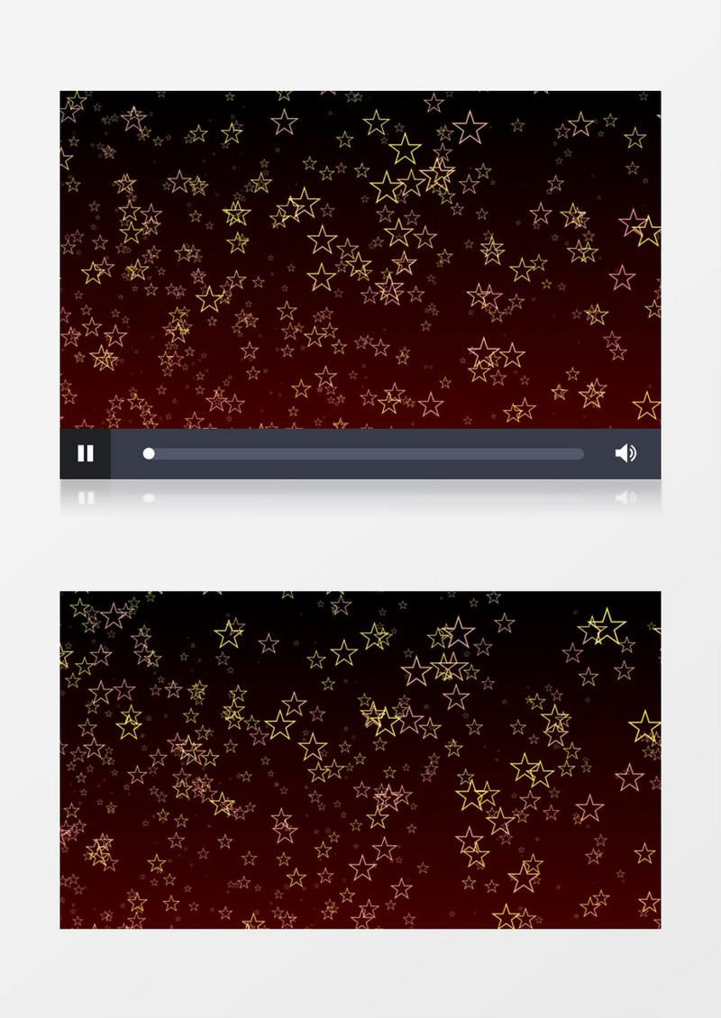 视频特效星星动画视频素材MP4后期制作素材