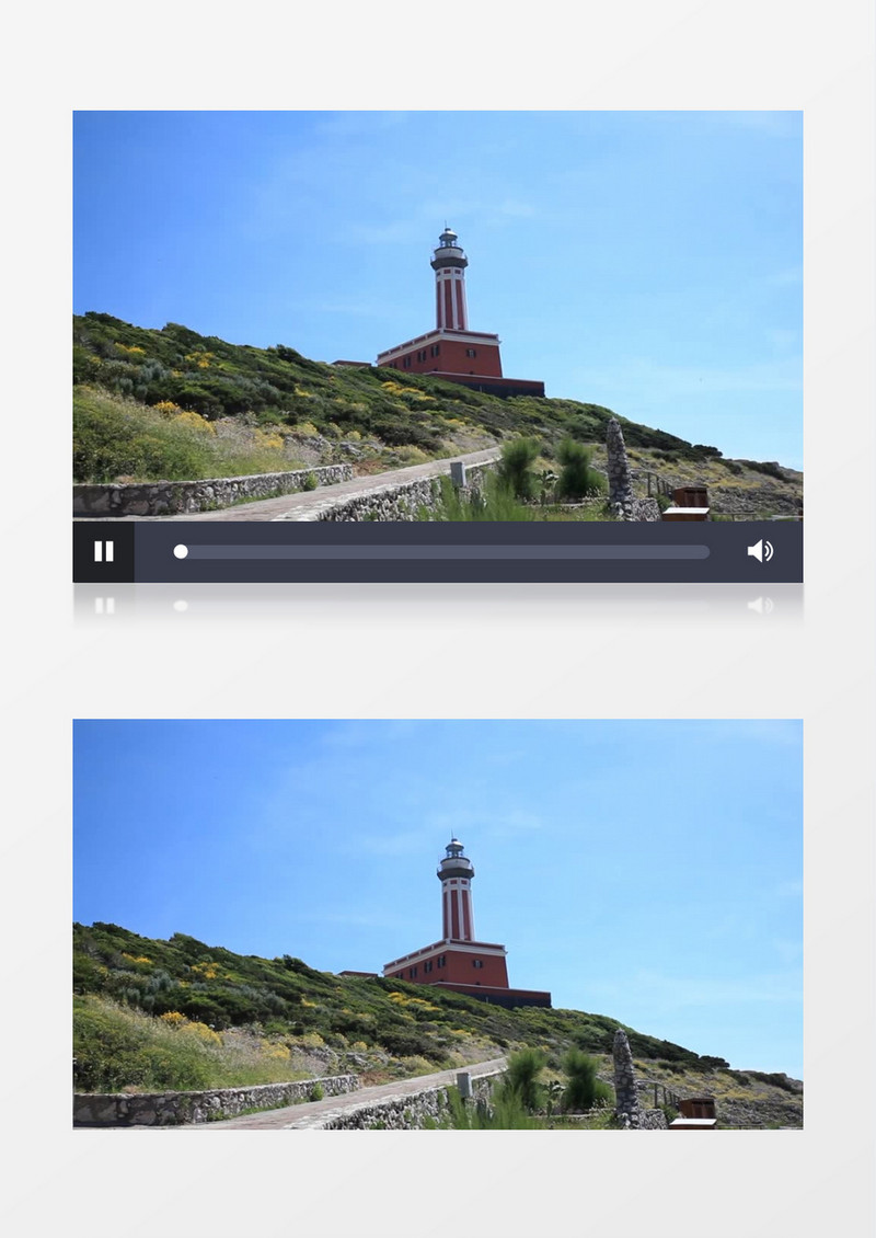 卡普里岛灯塔纪念碑实拍视频