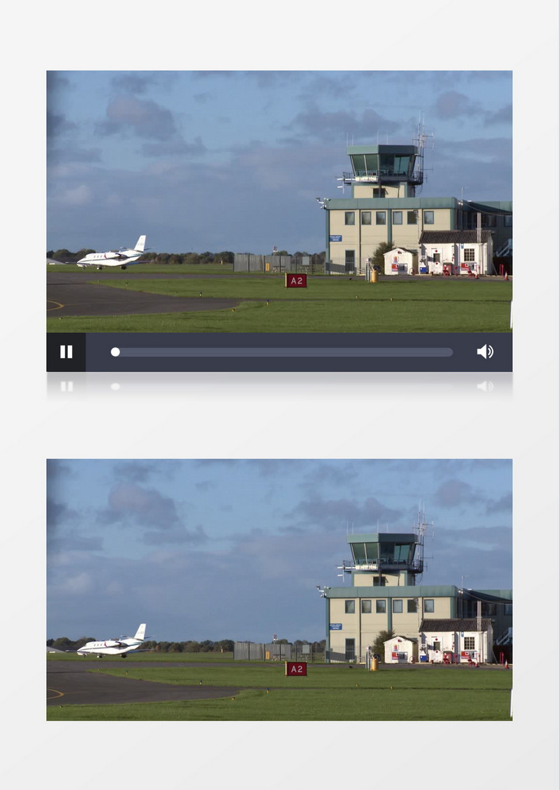  航空公司喷气式飞机实拍视频