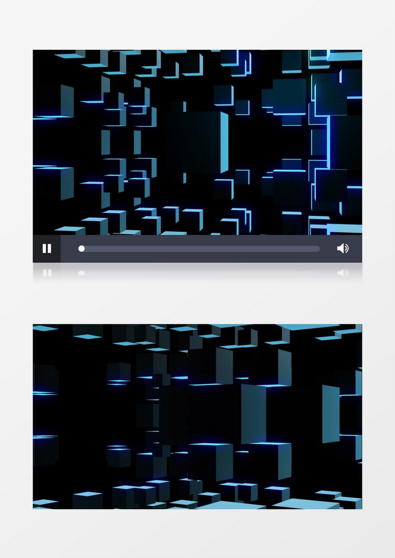 现代的循环移动无缝管VJ动画背景视频