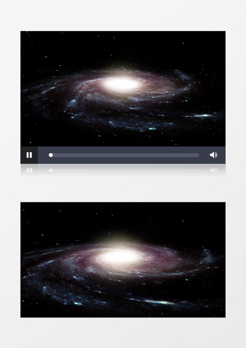 广阔宇宙星辰浩瀚银河视频素材