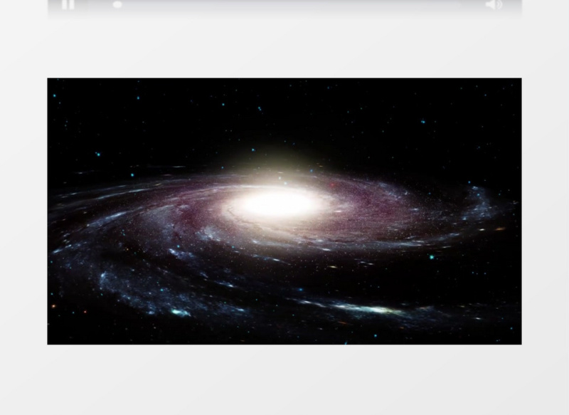 广阔宇宙星辰浩瀚银河视频素材