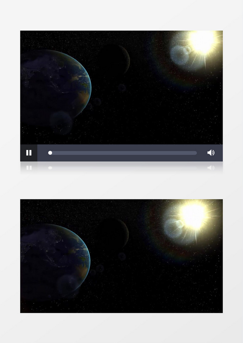 地心引力宇宙循环规律视频素材