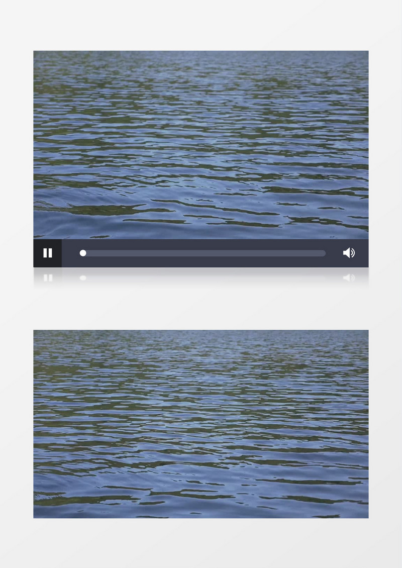 近距离特写慢动作拍摄水库池塘湖泊涟漪波光粼粼实拍视频素材