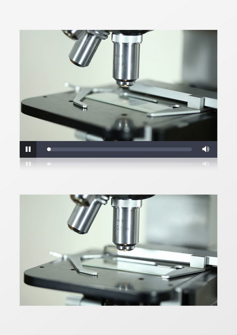 高清显微镜展示实拍视频素材