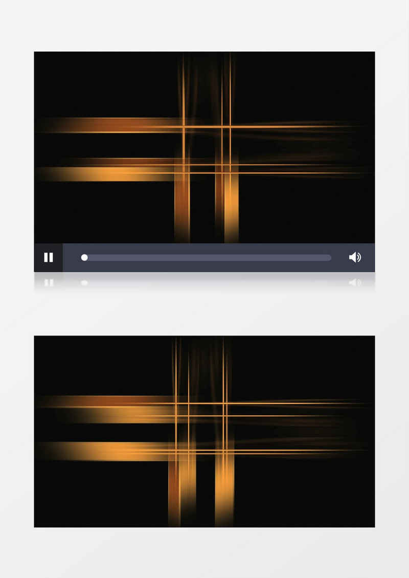橙色线条光束移动动态画视频素材