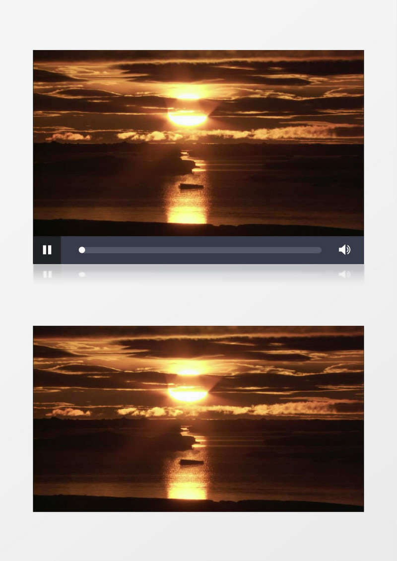 岛上日出实拍视频