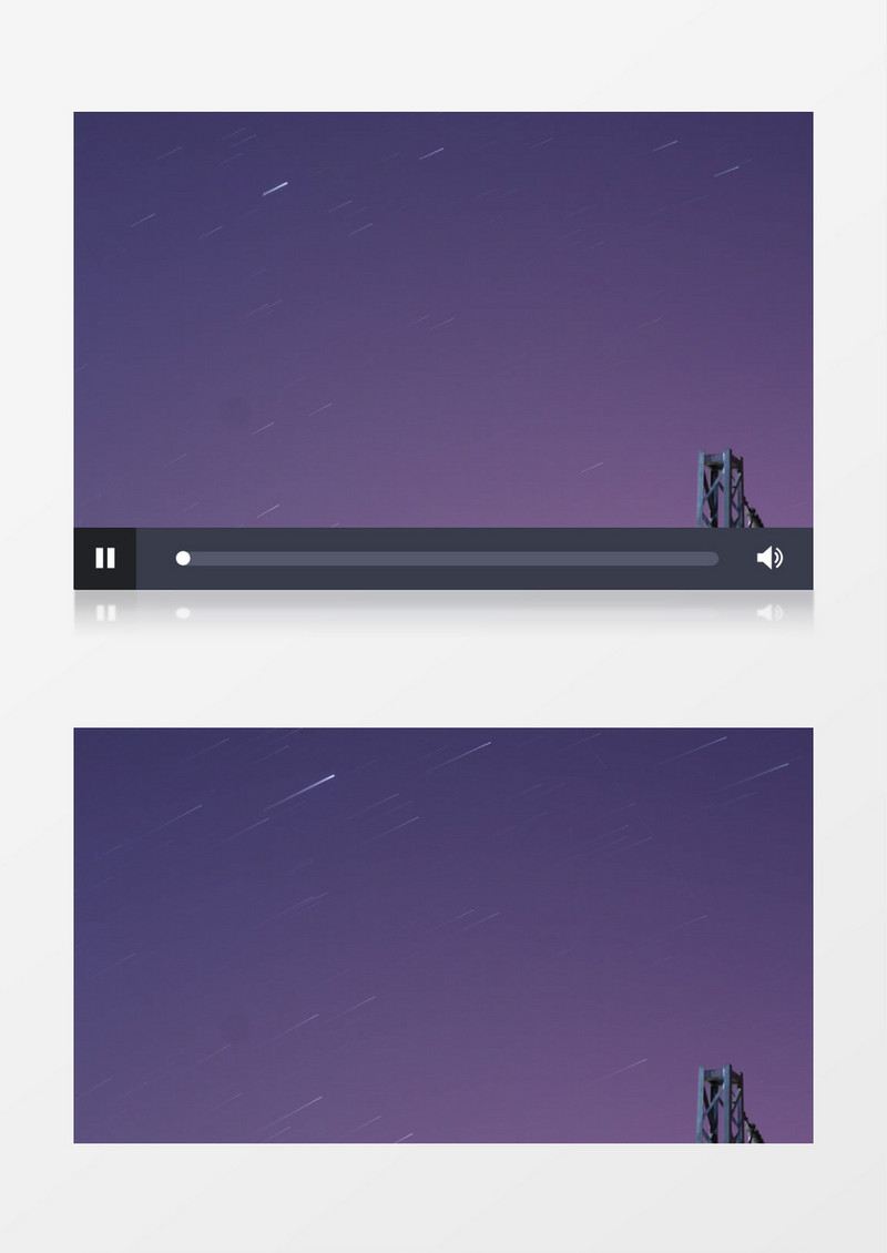 夜空中的流星视频素材