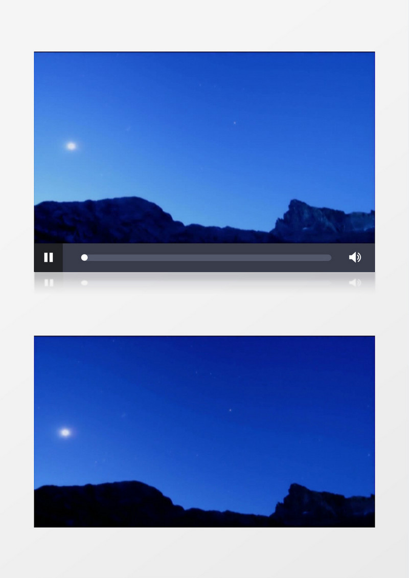夜晚星空变化实拍视频mov