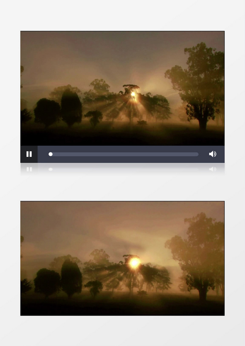 不同角度日出实拍视频