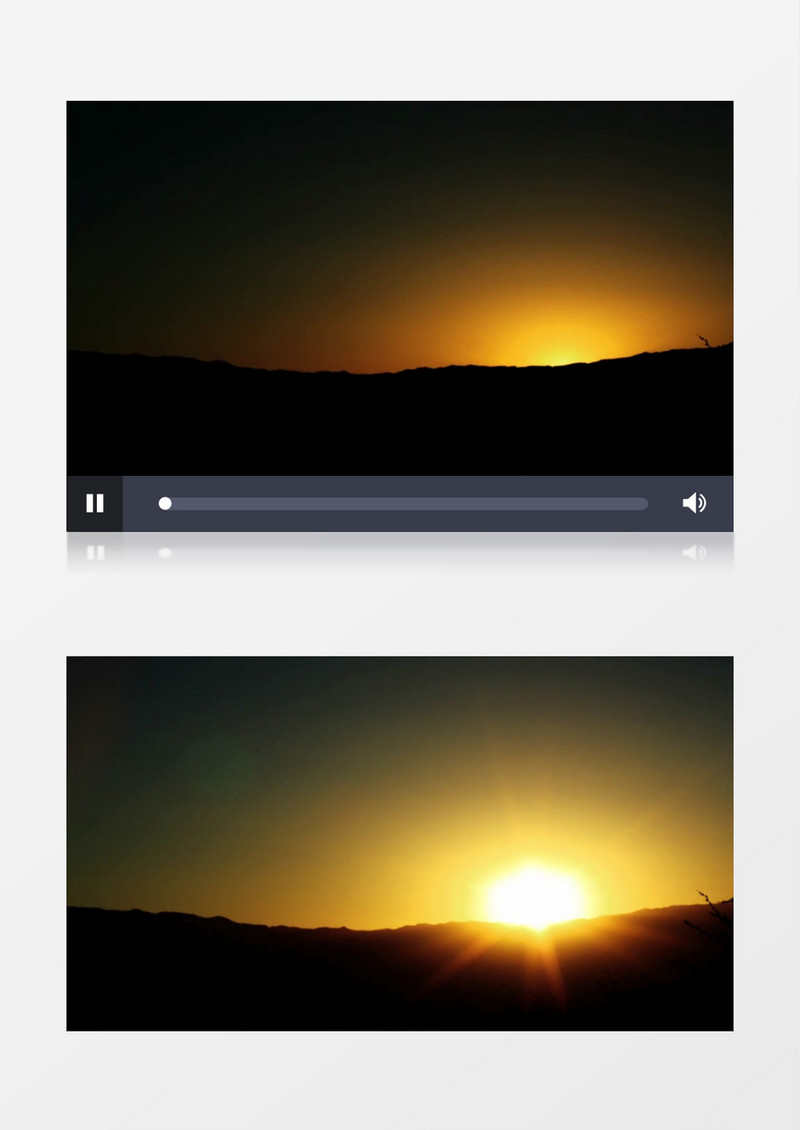 多场景日出实拍视频