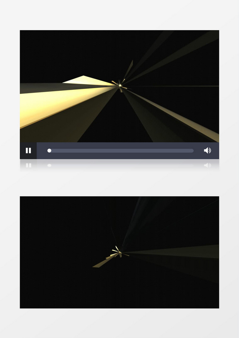 射线的3D立体动画视频素材