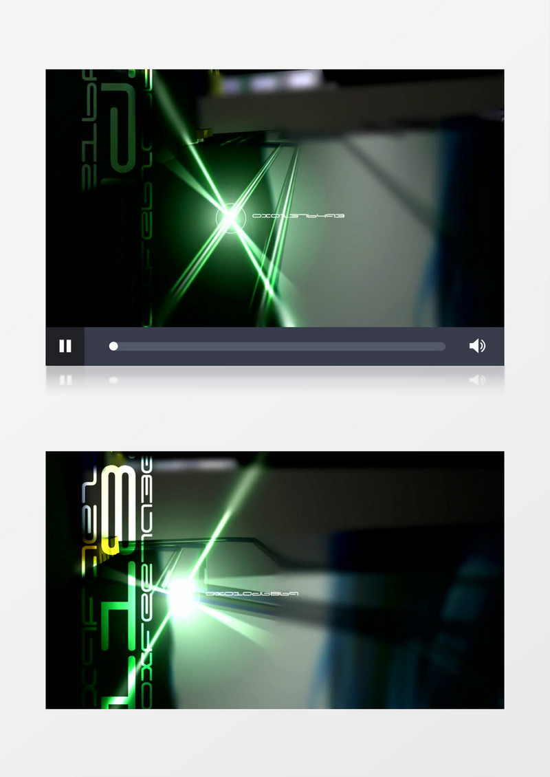 超高清耀眼光斑流动微电子原件背景视频