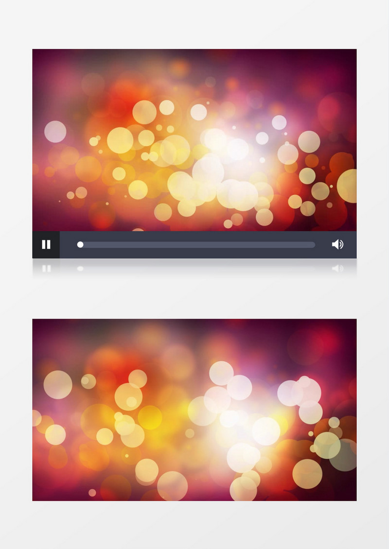 超高清炫彩光斑闪烁背景视频