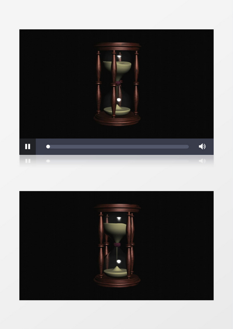 沙漏3d动画模型视频素材