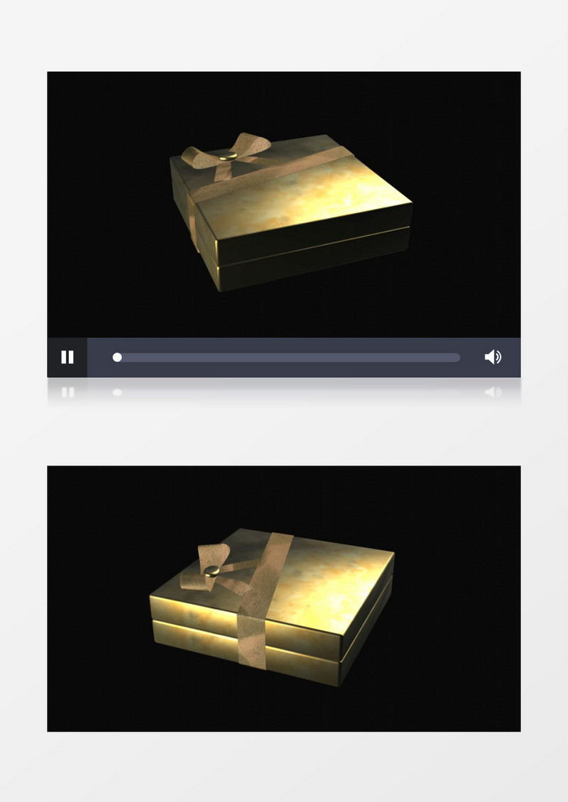 礼品盒的3d动画模型视频素材