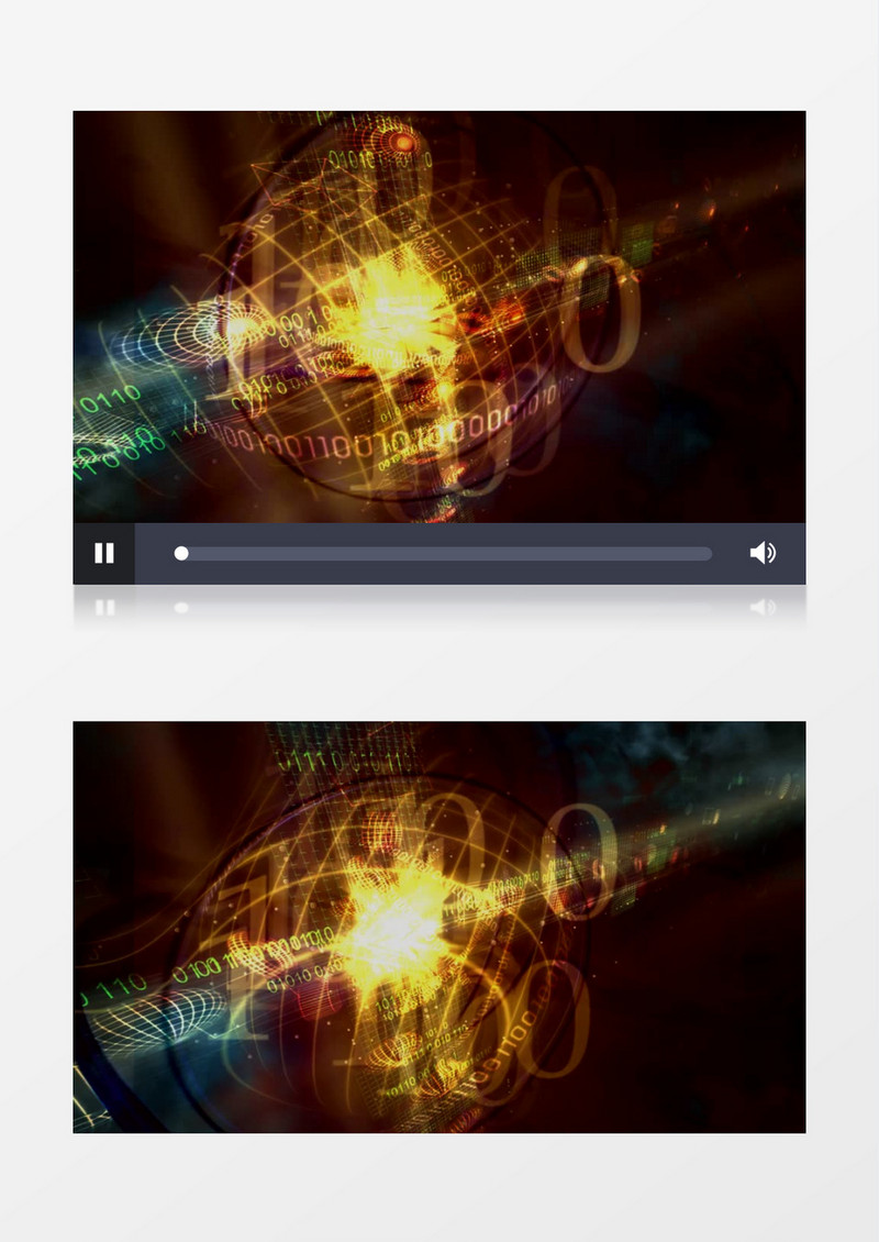 1080P计算机代码线条流动炫酷背景视频