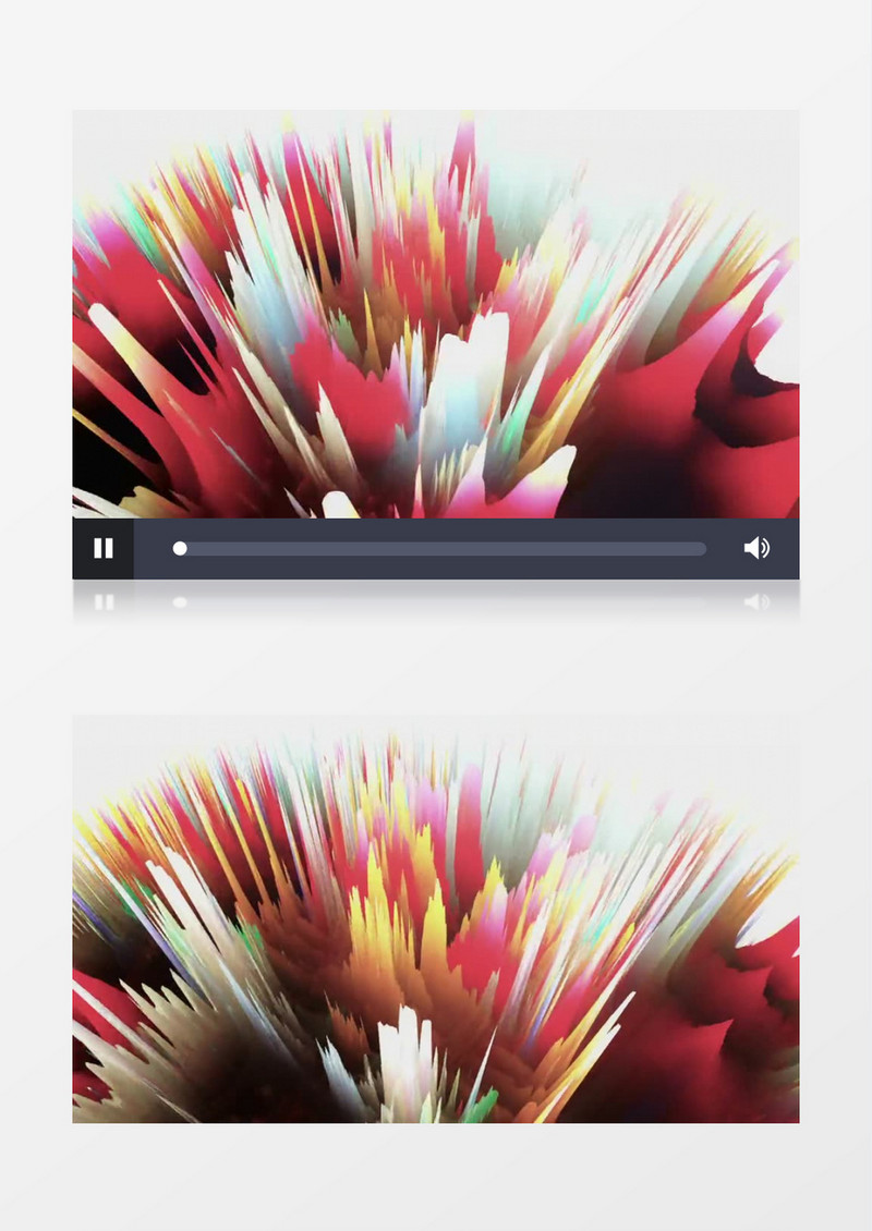 爆炸3D柱体酷炫背景视频