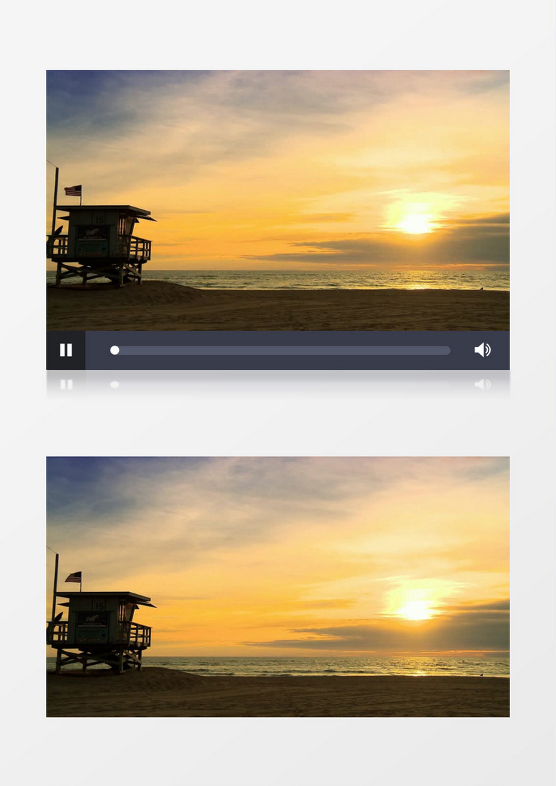 海边日出日落美好时光实拍视频avi