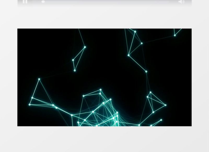 高清科技点连接背景视频