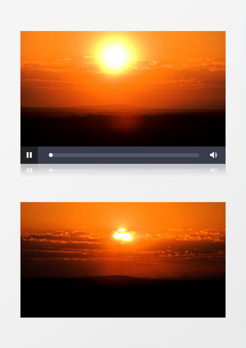 近拍日落实拍视频