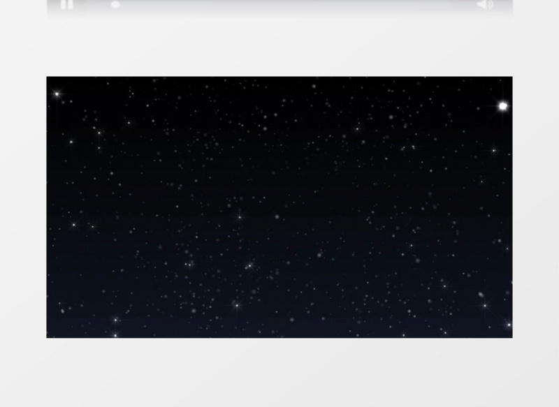 黑色背景下彗星闪烁视频素材