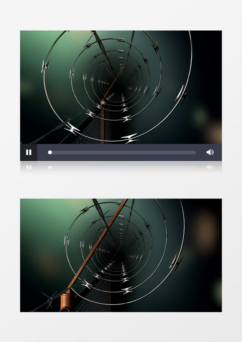 现代钢丝隧道背景视频素材