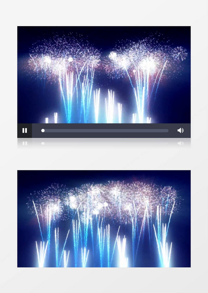 一大波烟花升空齐绽放背景视频素材