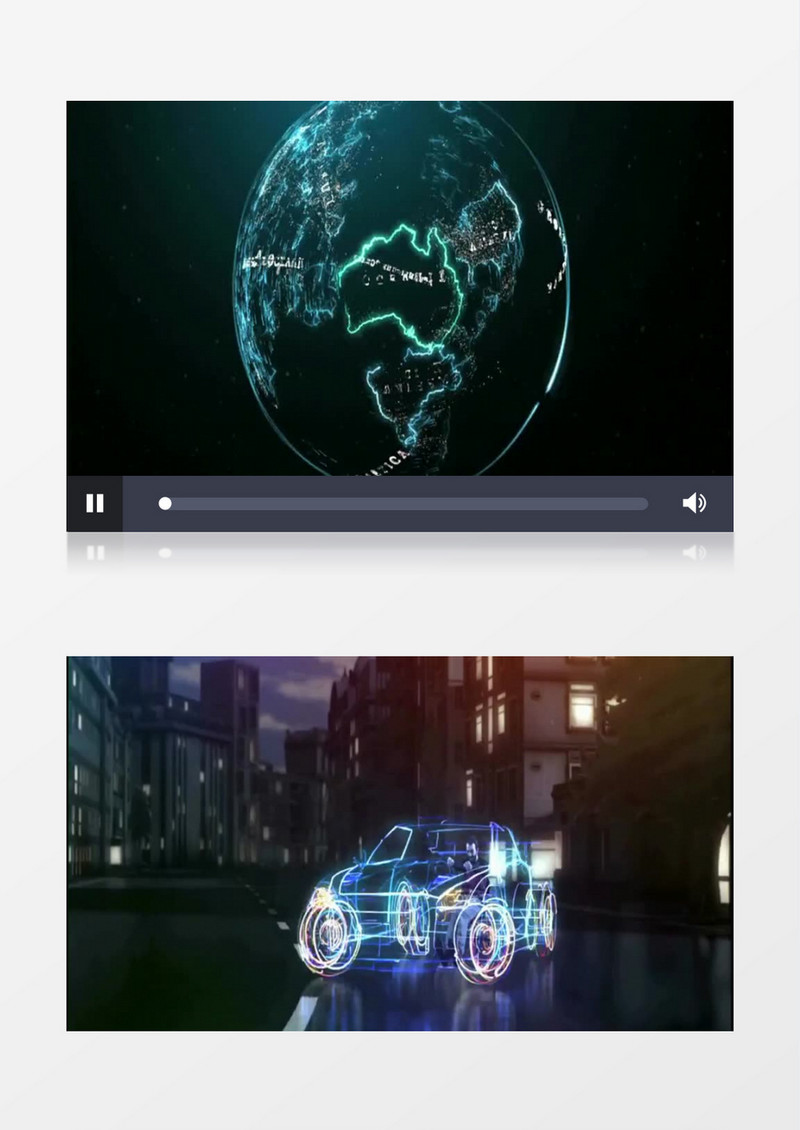 炫丽科技背景视频素材