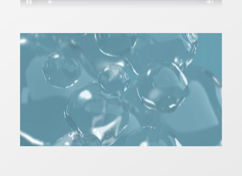 水中气泡液体流动效果视频素材