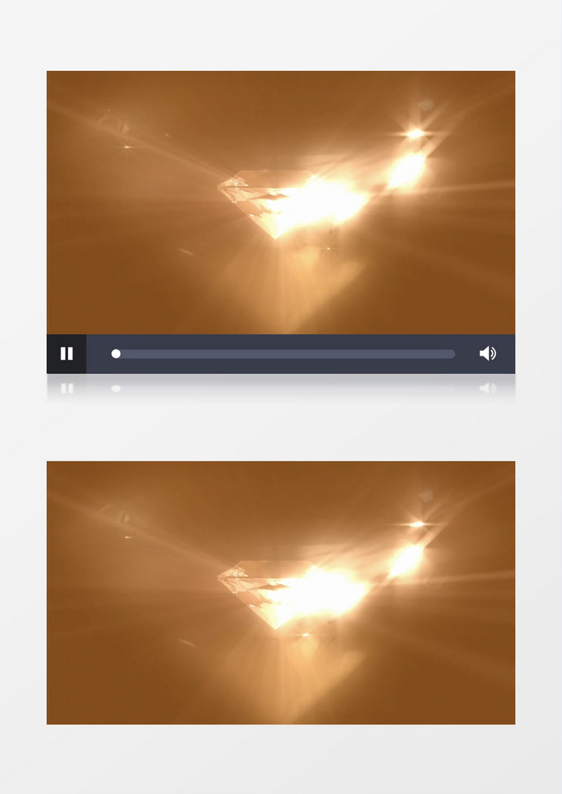 闪亮耀眼的钻石多方位展示视频素材